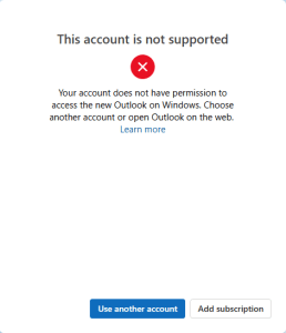 How to add a shared mailbox as additional account in the New Outlook 11 SharedMailboxNewOutlook7c
