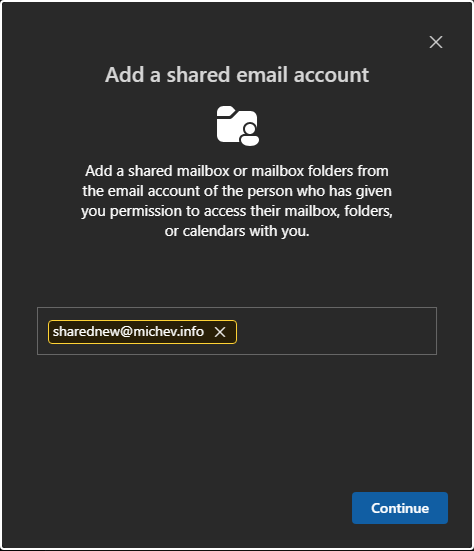 How to add a shared mailbox as additional account in the New Outlook 2 SharedNewOutlook2