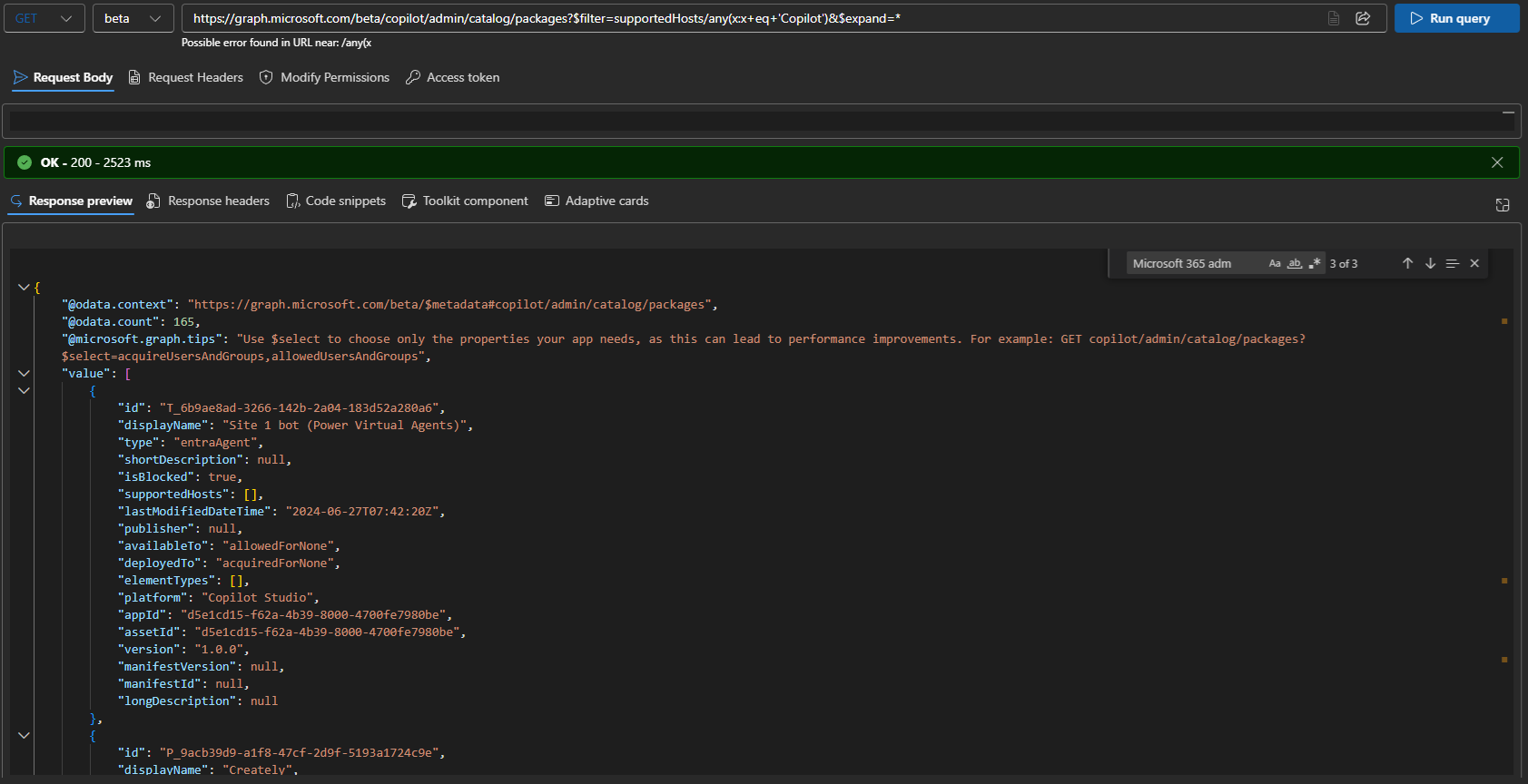 First iteration of Agent 365 APIs now available on the Graph