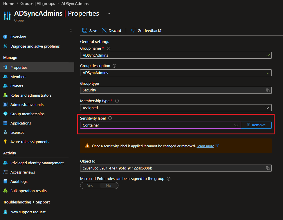 Container label support and Guest access controls for Entra ID Security Groups (part 1)