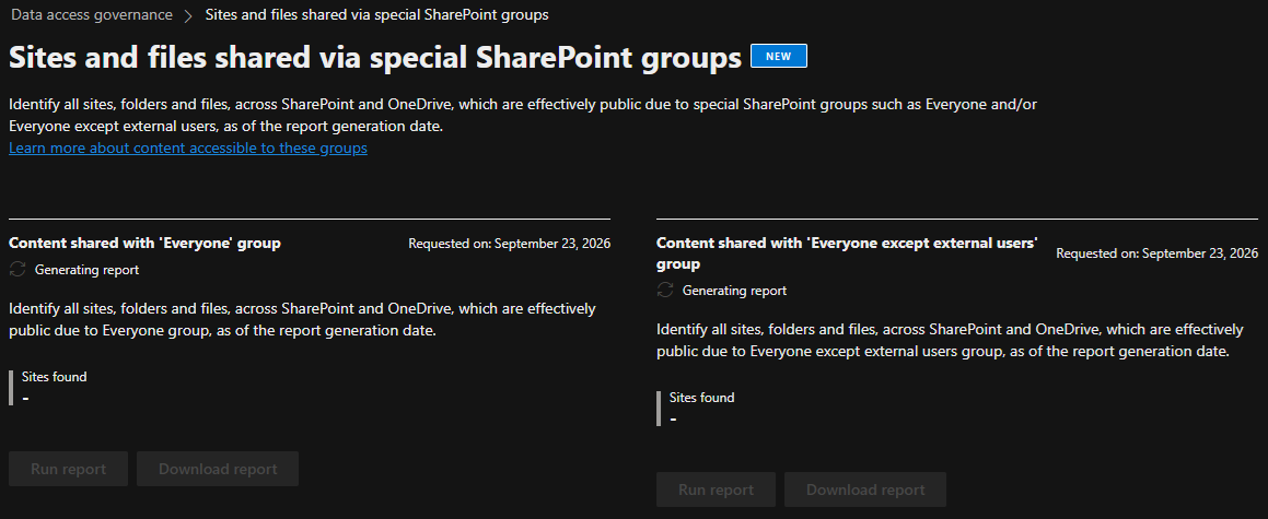 Report on items shared with Everyone or Everyone Except External Users in SharePoint Online 2 SPOEveryone1
