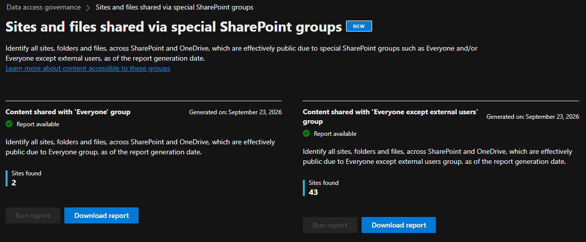 Report on items shared with Everyone or Everyone Except External Users in SharePoint Online 3 SPOEveryone2